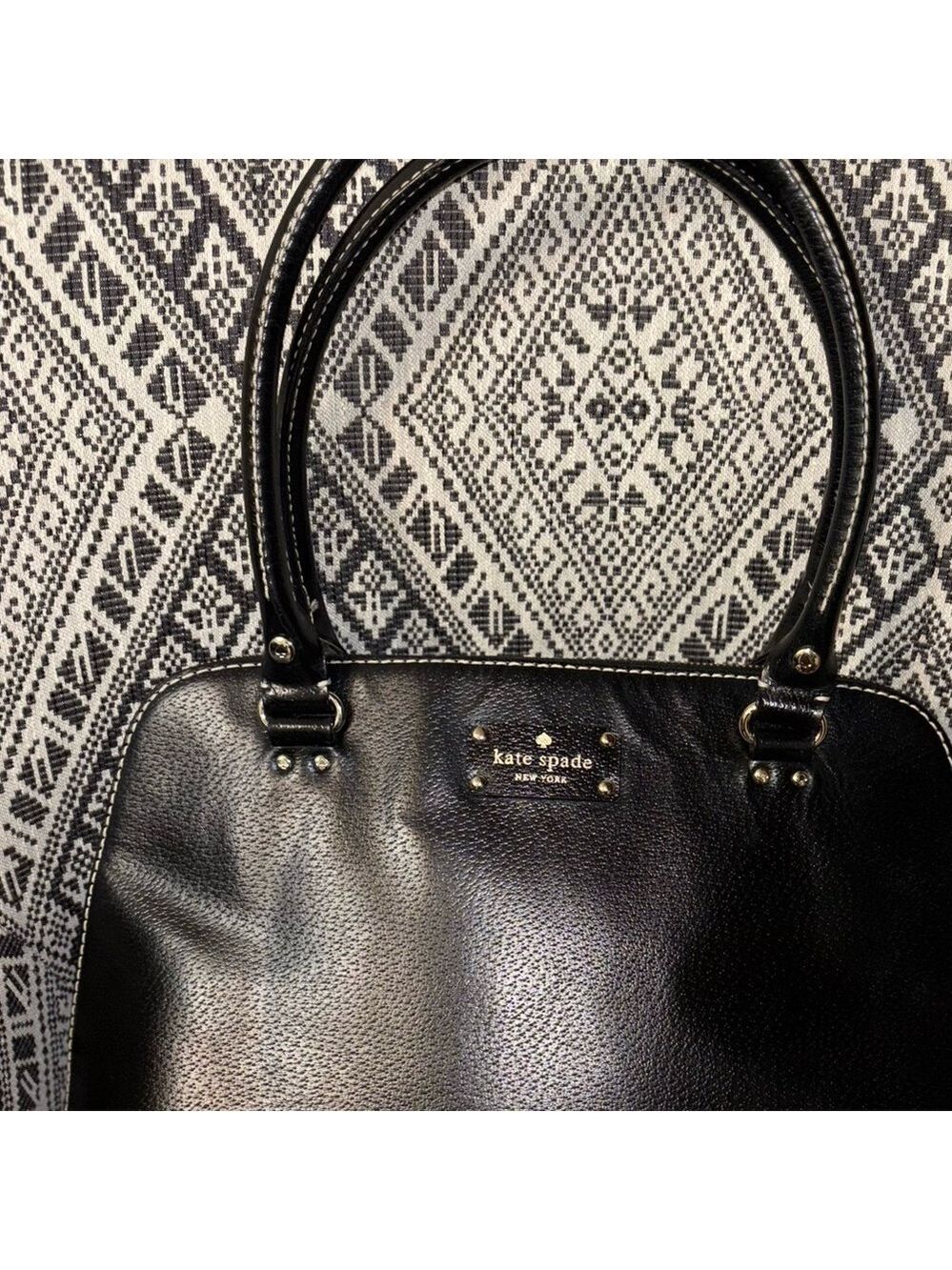 Kate Spade Authentic NY Wellesley Black Leather Shoulder Bag excellent condition - Picture 12 of 14